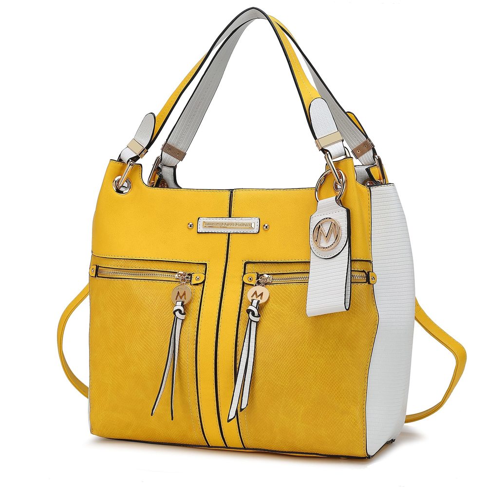 Tote Bag, Vegan Leather Shoulder Bag Handbag Lady Fashion Top T_T